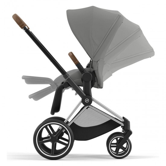 Cybex Priam + Carrycot + Cloud T Isofix Travel System, Mirage Grey