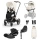 Cybex Priam + Carrycot + Cloud T Isofix Travel System, Off White