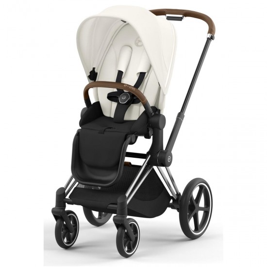 Cybex Priam + Carrycot + Cloud T Isofix Travel System, Off White