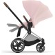 Cybex Priam + Carrycot + Cloud T Plus Isofix Travel System, Peach Pink