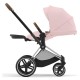 Cybex Priam + Carrycot + Cloud T Plus Isofix Travel System, Peach Pink