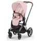 Cybex Priam Pushchair + Lux Carrycot, Peach Pink