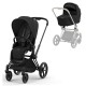 Cybex Priam Pushchair + Lux Carrycot, Sepia Black