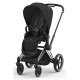 Cybex Priam + Carrycot + Cloud T Isofix Travel System, Sepia Black