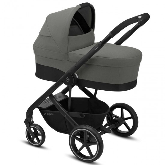 Cybex Balios S Lux 6 Piece Aton B2 i-Size Travel System Bundle, Soho Grey Cybex Balios S Lux 6 Piece Aton B2 i-Size Travel System Bundle, Soho Grey