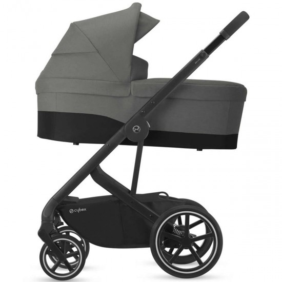 Cybex Balios S Lux 6 Piece Aton B2 i-Size Travel System Bundle, Soho Grey Cybex Balios S Lux 6 Piece Aton B2 i-Size Travel System Bundle, Soho Grey