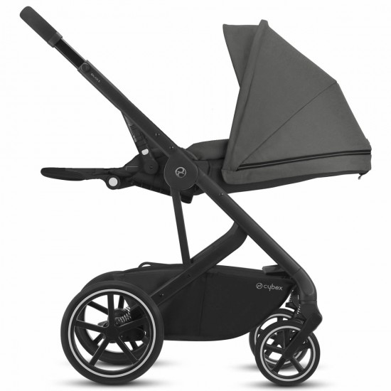 Cybex Balios S Lux 6 Piece Aton B2 i-Size Travel System Bundle, Soho Grey Cybex Balios S Lux 6 Piece Aton B2 i-Size Travel System Bundle, Soho Grey