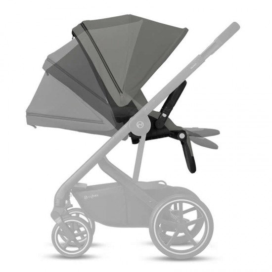 Cybex Balios S Lux 6 Piece Aton B2 i-Size Travel System Bundle, Soho Grey Cybex Balios S Lux 6 Piece Aton B2 i-Size Travel System Bundle, Soho Grey