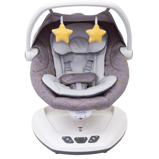 Graco Move with Me Swing with Canopy, Stargazer Graco Move with Me Swing with Canopy, Stargazer
