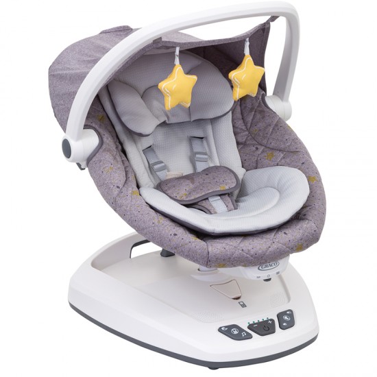 Graco Move with Me Swing with Canopy, Stargazer Graco Move with Me Swing with Canopy, Stargazer