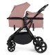 Ickle Bubba Comet 3 in 1 Travel System, Dusky Pink