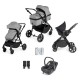 Ickle Bubba Comet 3 in 1 Travel System, Space Grey