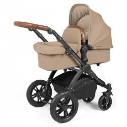 Ickle Bubba Stomp Luxe i-Size Cirrus Travel System & Home 14 Piece Bundle, Desert/Black
