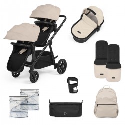 Ickle Bubba Virgo Growing Family 11 Piece Pram, Stone