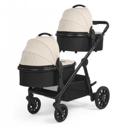 Ickle Bubba Virgo Twin 12 Piece Pram Bundle, Stone