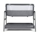 Ickle Bubba Bubba&Me Bedside Crib - Space Grey