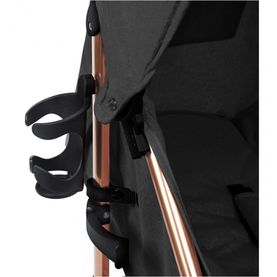 Ickle Bubba Discovery Max Stroller, Black / Rose Gold