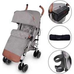 Ickle Bubba Discovery Prime Stroller, Grey / Silver