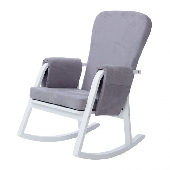 Ickle Bubba Dursley Rocking Chair, Pearl Grey