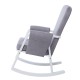 Ickle Bubba Dursley Rocking Chair, Pearl Grey