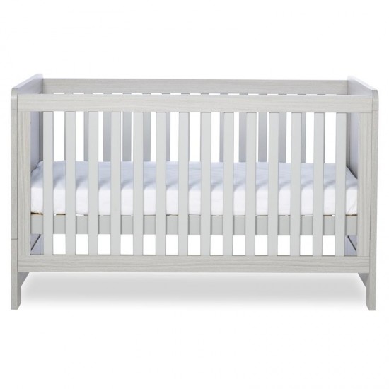 Ickle Bubba Pembrey Cot Bed, Ash Grey