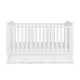 Ickle Bubba Snowdon Classic Sleigh Cot Bed + Mattress, White