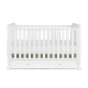 Ickle Bubba Snowdon Classic Sleigh Cot Bed + Mattress, White