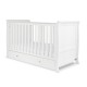 Ickle Bubba Snowdon Classic Sleigh Cot Bed + Mattress, White