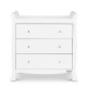 Ickle Bubba Snowdon Changing Unit / Chest Drawers, White