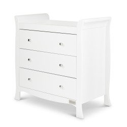 Ickle Bubba Snowdon Changing Unit / Chest Drawers, White