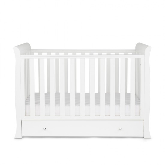 Ickle Bubba Snowdon 4 in 1 Mini Cot Bed, White