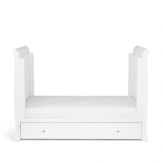 Ickle Bubba Snowdon 4 in 1 Mini Cot Bed, White