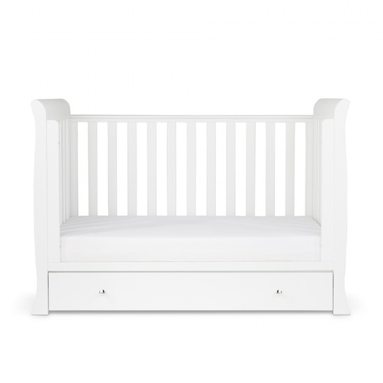 Ickle Bubba Snowdon 4 in 1 Mini Cot Bed, White