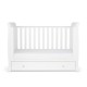 Ickle Bubba Snowdon 4 in 1 Mini Cot Bed, White