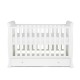 Ickle Bubba Snowdon 4 in 1 Mini Cot Bed, White