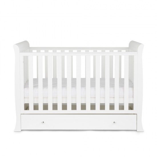 Ickle Bubba Snowdon 4 in 1 Mini Cot Bed, White