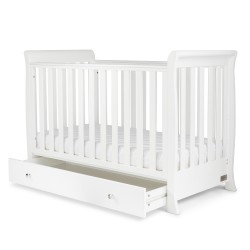 Ickle Bubba Snowdon 4 in 1 Mini Cot Bed, White