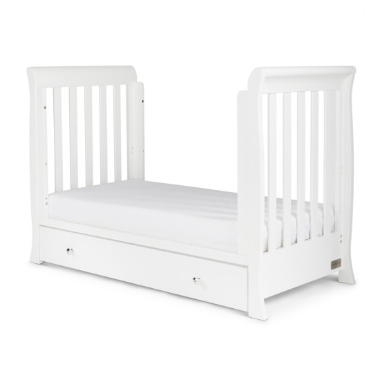 Ickle Bubba Snowdon 4 in 1 Mini Cot Bed, White