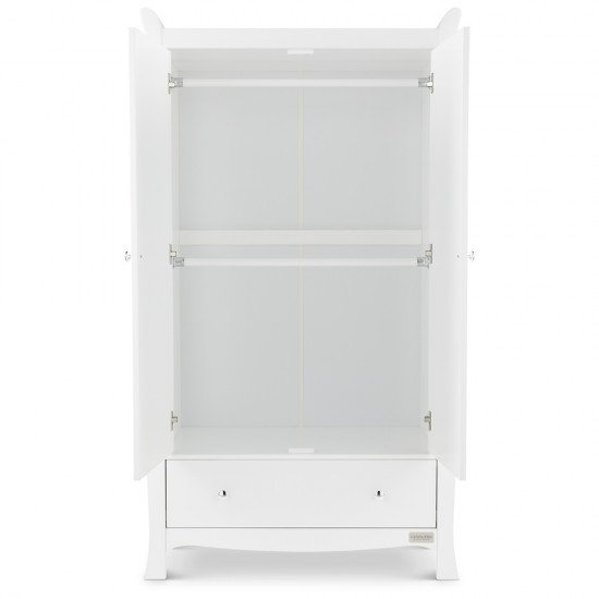 Ickle Bubba Snowdon Wardrobe, White