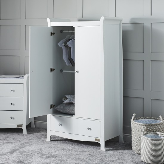 Ickle Bubba Snowdon Wardrobe, White