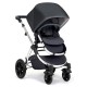 Ickle Bubba Stomp V4 2 in 1 Pushchair & Carrycot, Blueberry / Chrome