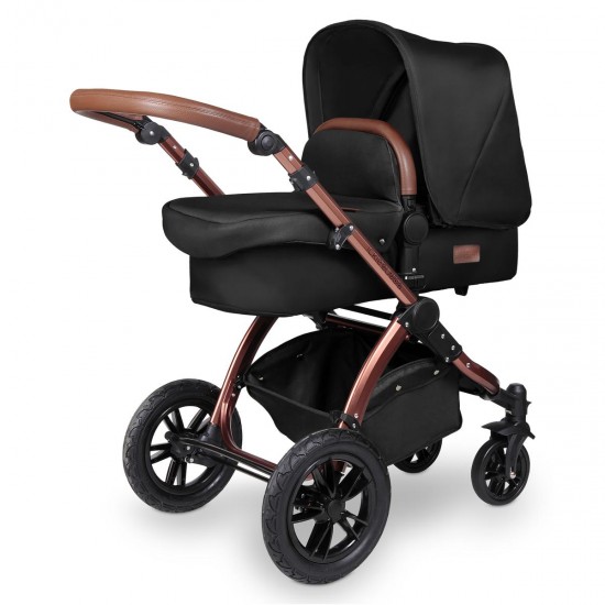 Ickle Bubba Stomp V4 All in One Travel System with Isofix Base, Midnight / Bronze