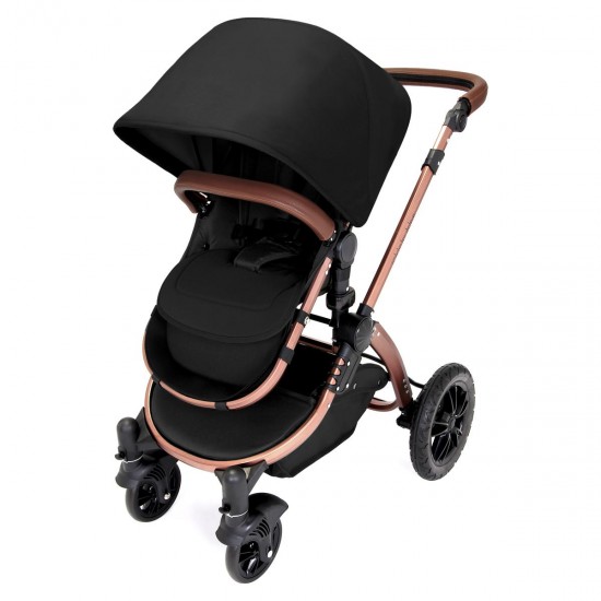 Ickle Bubba Stomp V4 All in One Travel System with Isofix Base, Midnight / Bronze