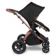 Ickle Bubba Stomp V4 All in One Travel System with Isofix Base, Midnight / Bronze