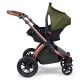 Ickle Bubba Stomp V4 All in One Travel System with Isofix Base, Woodland / Bronze