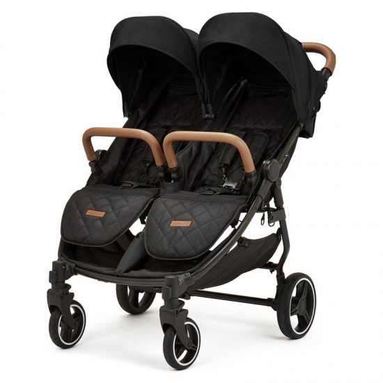 Ickle Bubba Venus Max Double Stroller, Black