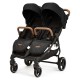 Ickle Bubba Venus Double Stroller, Black