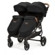 Ickle Bubba Venus Prime Double Stroller, Black