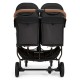 Ickle Bubba Venus Double Stroller, Black