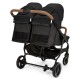 Ickle Bubba Venus Double Stroller, Black